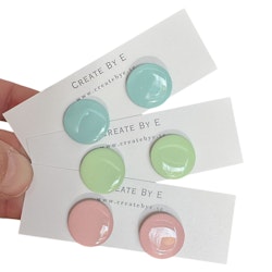 Glossy studs (pastell)