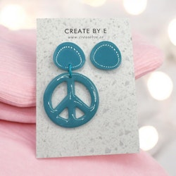 Peace (hänge + stud)