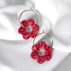 Blommor på ring (flera färgval)