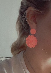 Blommor (peach)