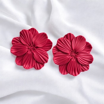 Större blommor studs (hallon)