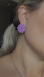 Blommor studs (grön/blå) 3cm