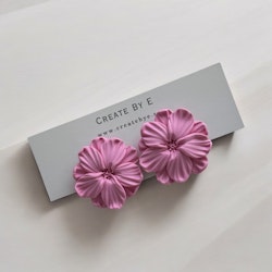 Blommor studs (rosa) 2,5cm