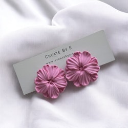 Blommor studs (rosa) 2,5cm
