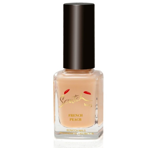 Scratch Nails French Peach