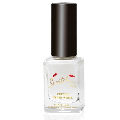 Scratch Nails French Hyper White