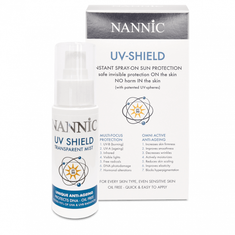 Nannic UV shield mist spray