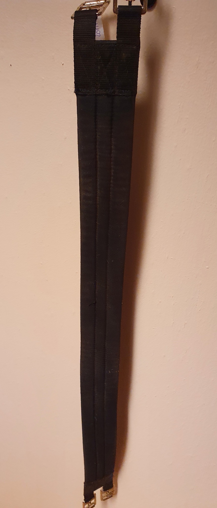 Svart sadelgjord 110cm