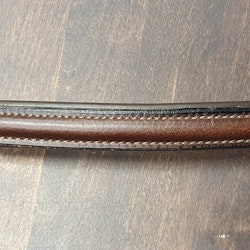 Pannband, brunt läder stl C/F