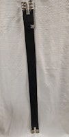 Svart sadelgjord, 110cm