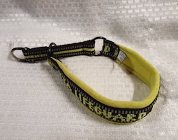 Gult Hurtta halvstryp halsband, 40cm