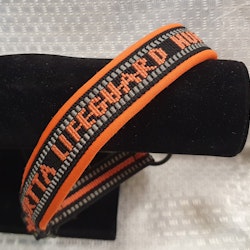 Orange Hurtta halsband, 40cm