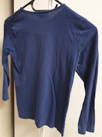 Blå tunn långärmad tröja, stl 134/140