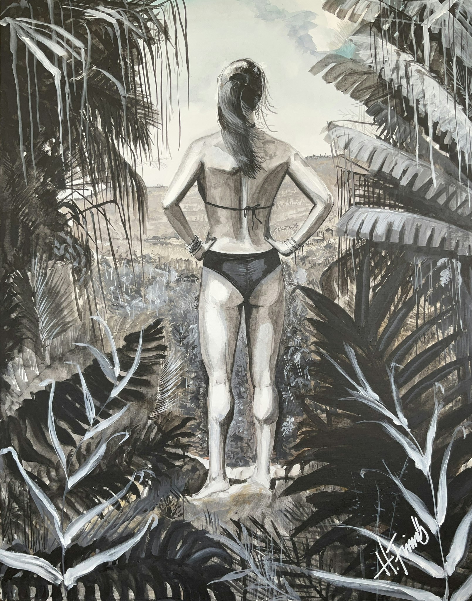 MOMENT 70x90cm acrylic canvas