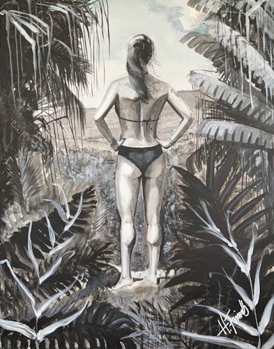 MOMENT 70x90cm acrylic canvas