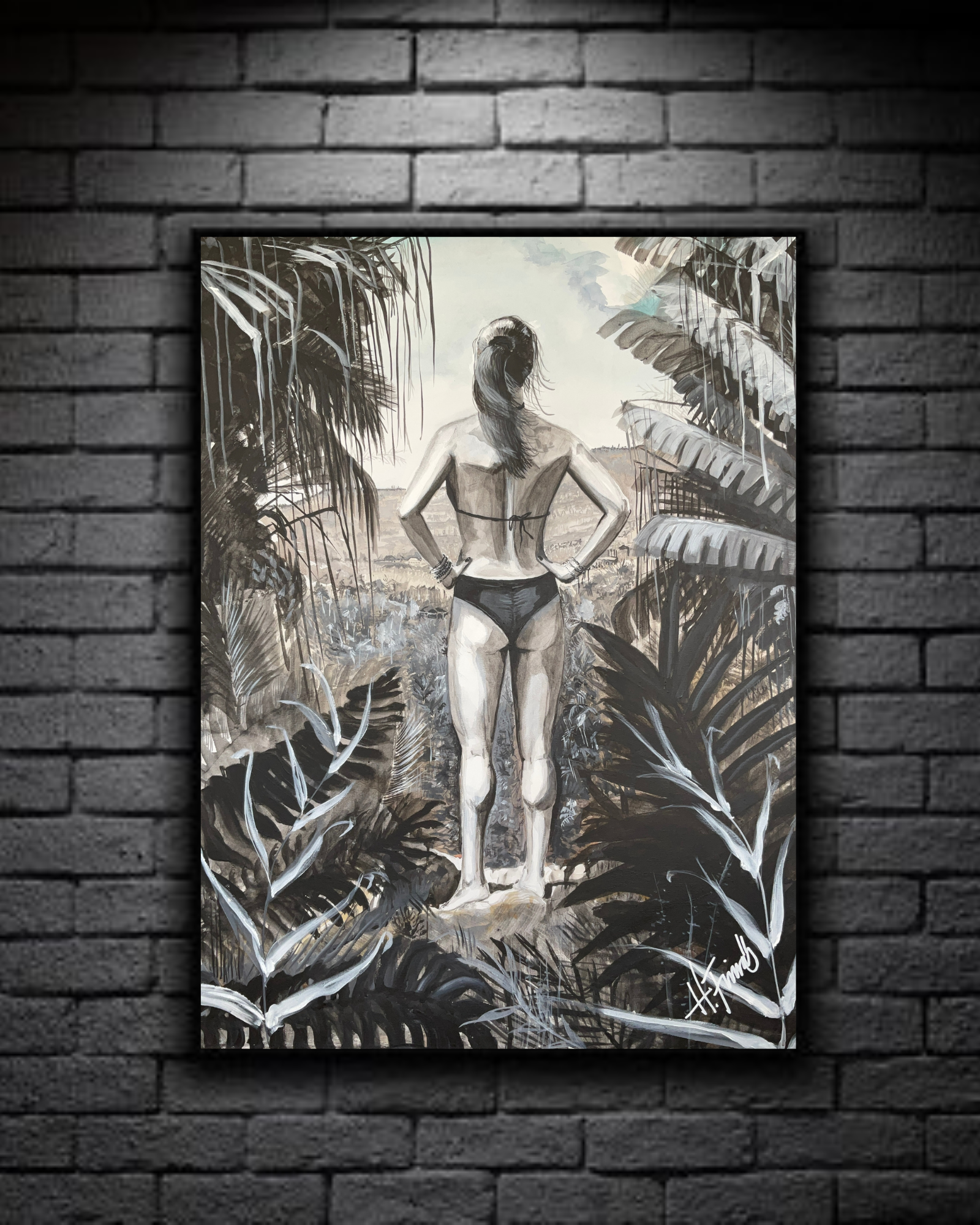 MOMENT 70x90cm acrylic canvas