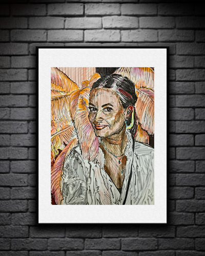 CONNIE 40x50cm ink