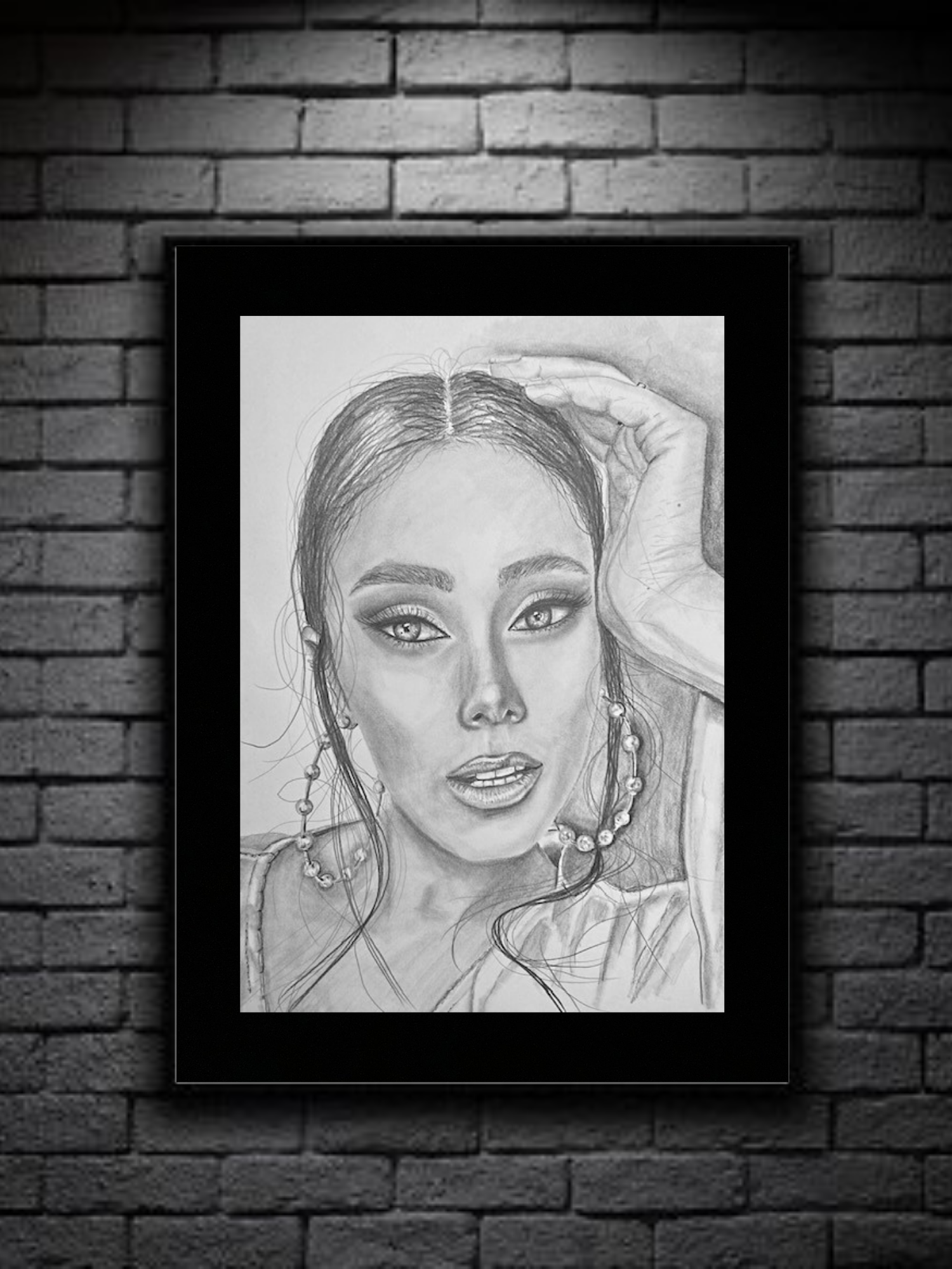 LA PERLA LADY 40x50cm drawing