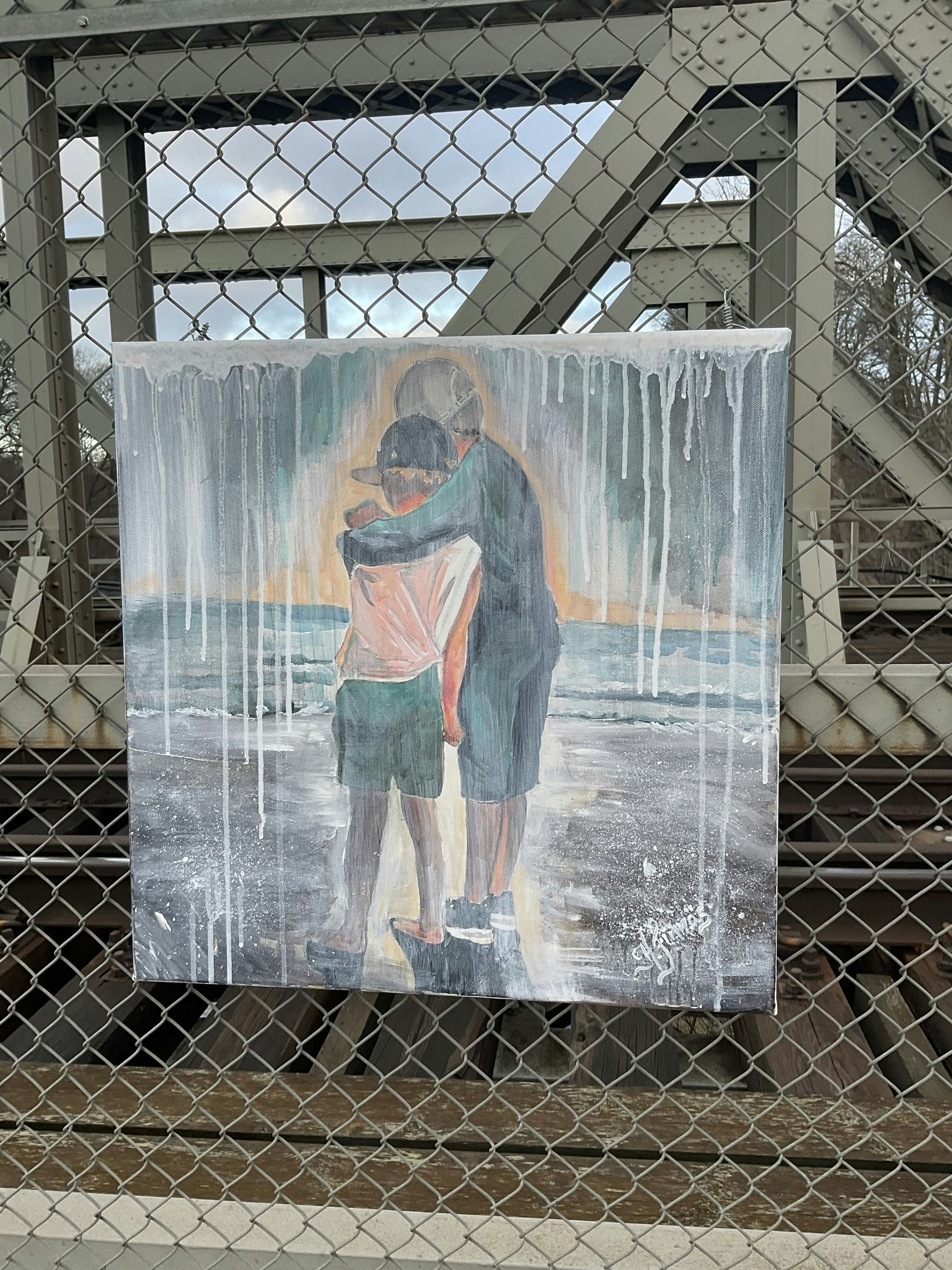 I`LL TAKE CARE OF YOU 50x50cm acrylic canvas