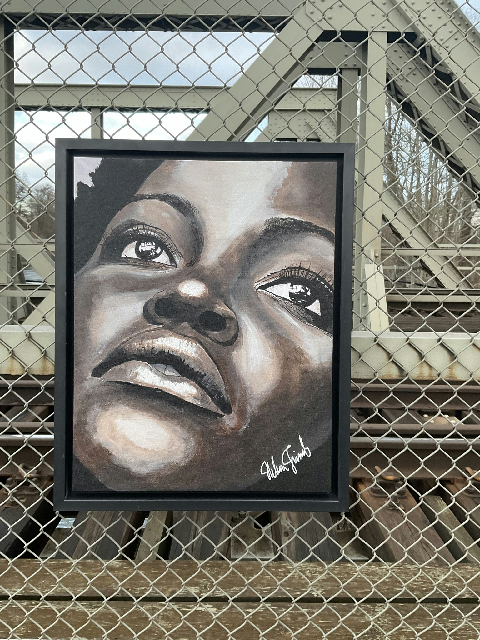 HOPE 40x50cm acrylic canvas