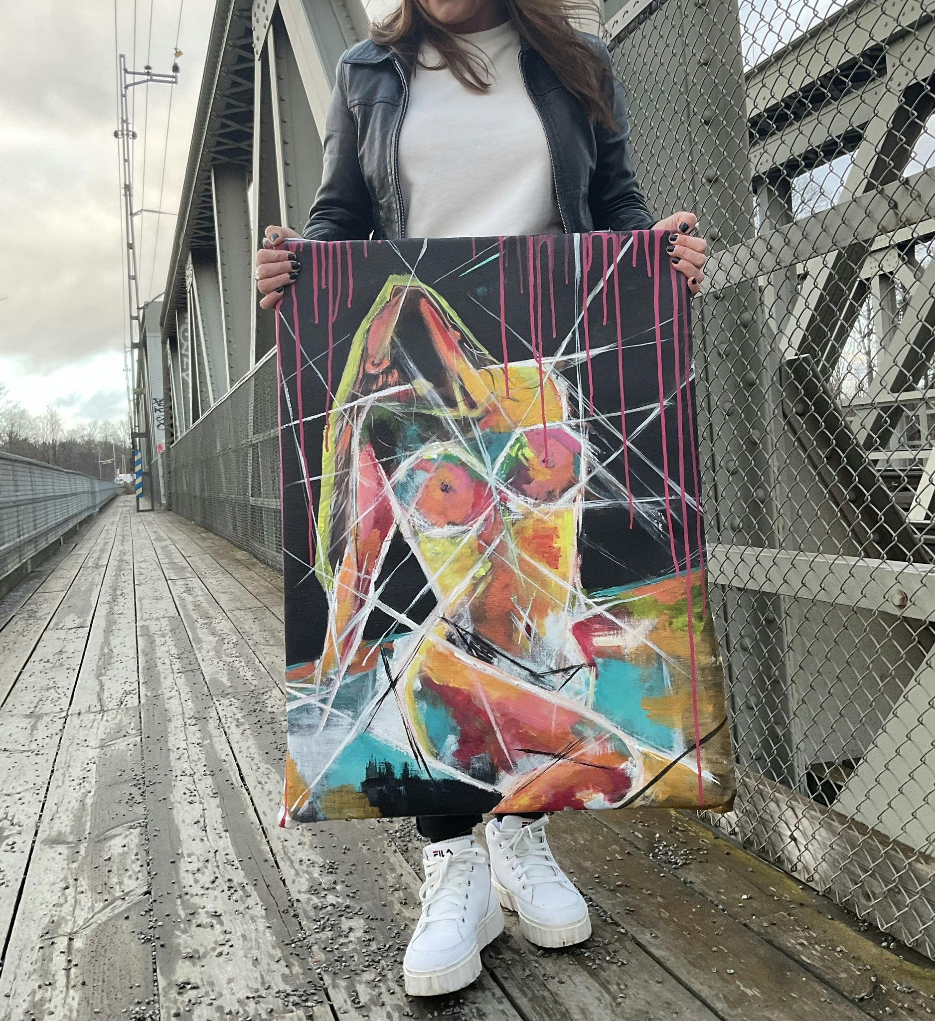 DESIRE  55x75cm acrylic canvas