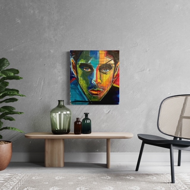 WAYLON 68x75 acrylic canvas