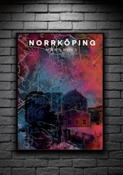 NORRKÖPING bron digital art print 50x70cm