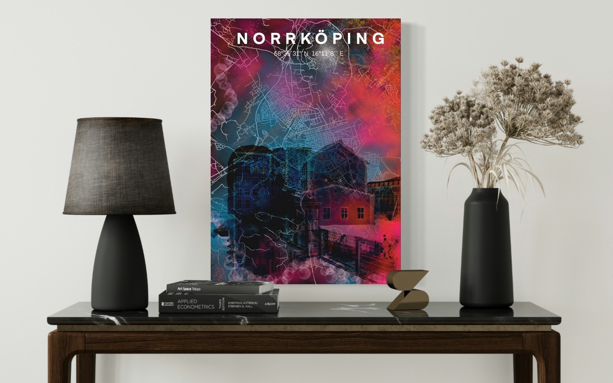 NORRKÖPING bron digital art print 50x70cm