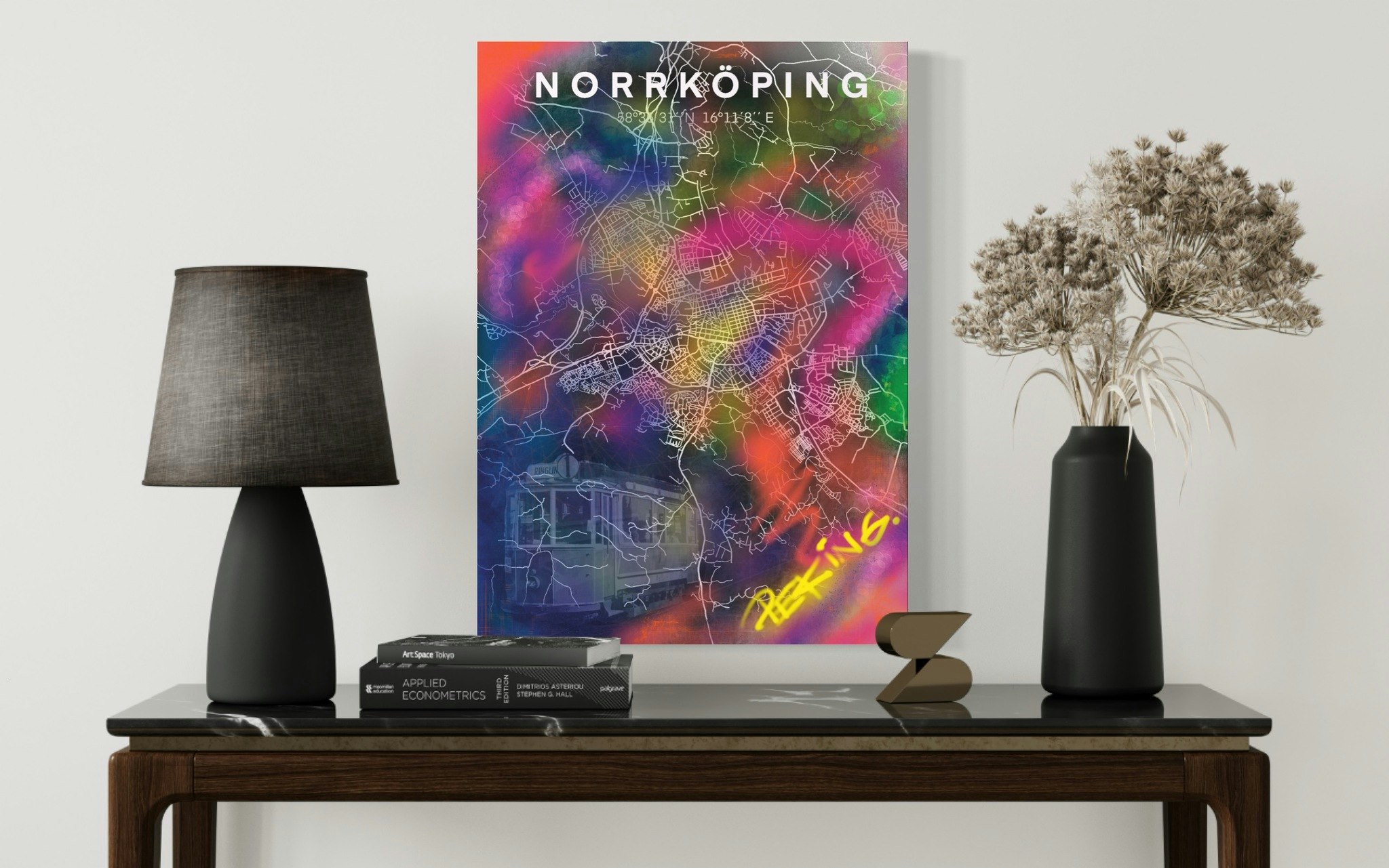 NORRKÖPING peking digital art print 50x70cm