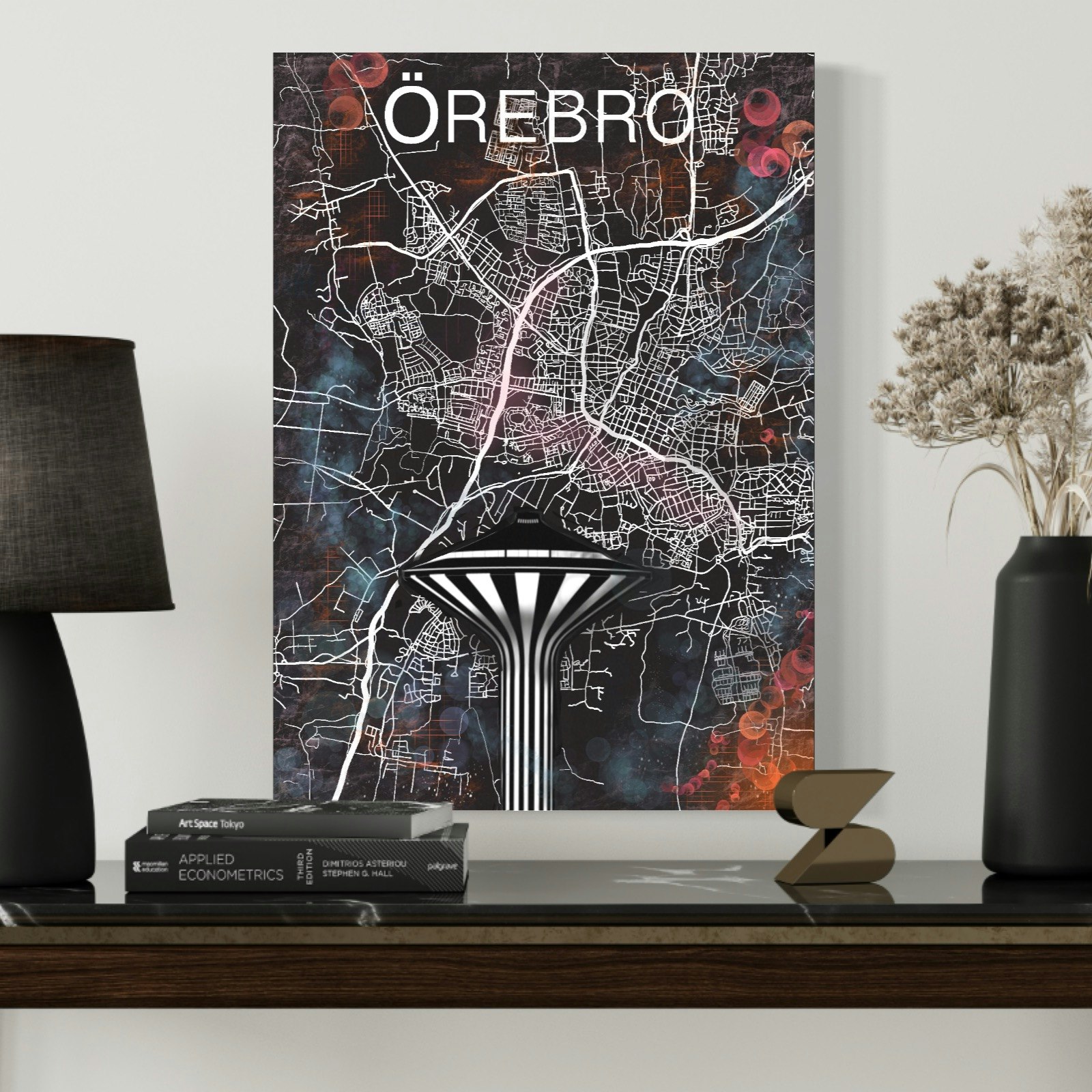 ÖREBRO svampen digital art print 50x70cm