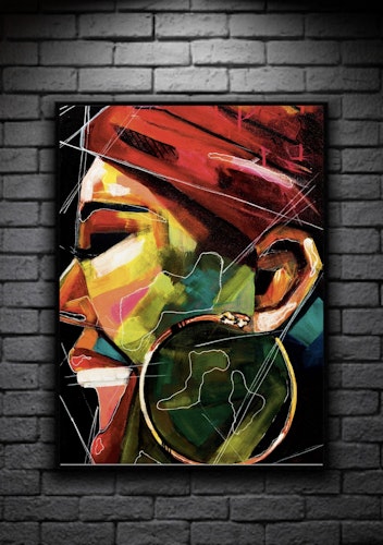 LAUGH CLOSE TO YOU art print 50x70cm
