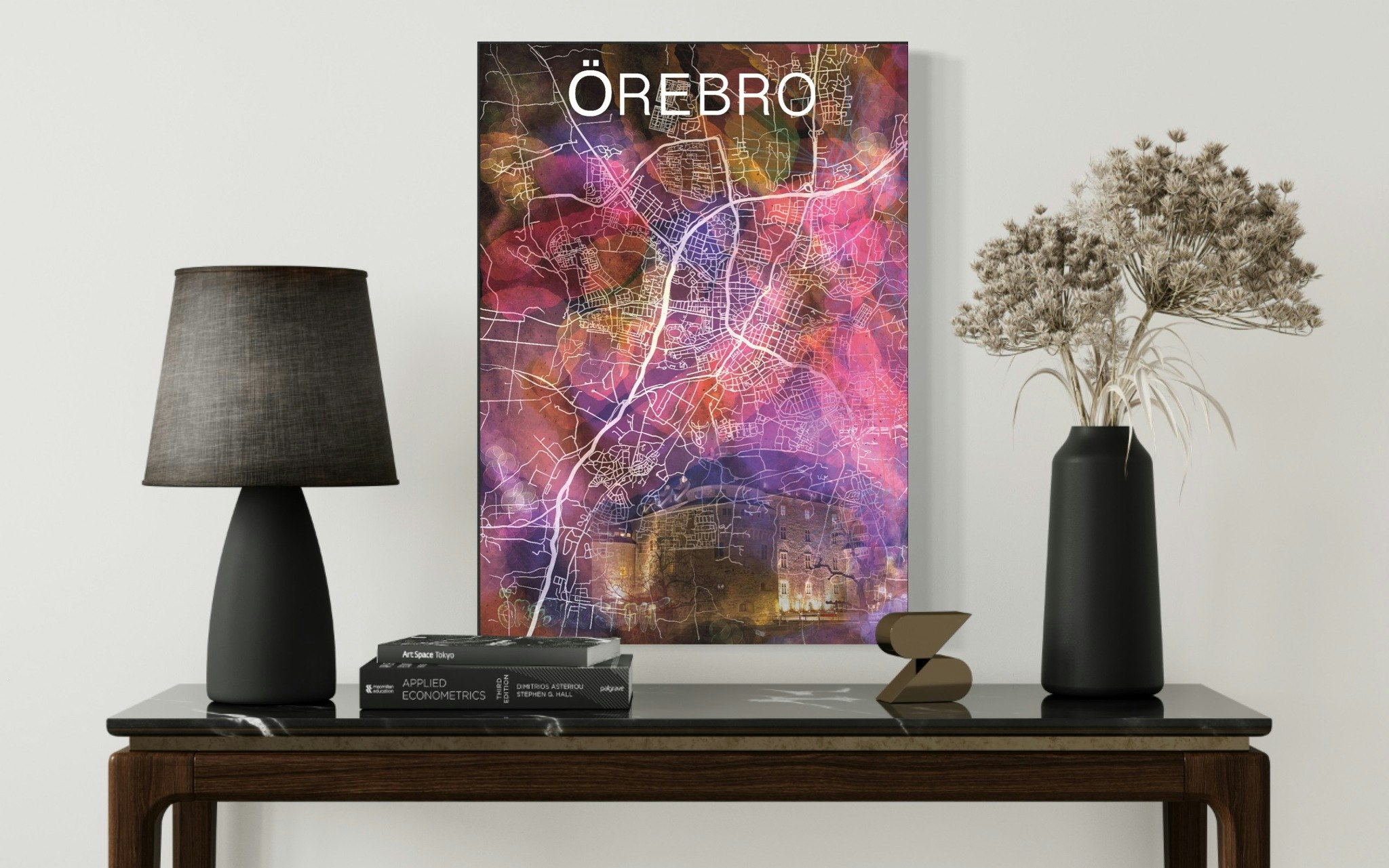 ÖREBRO slottet digital art print 50x70cm