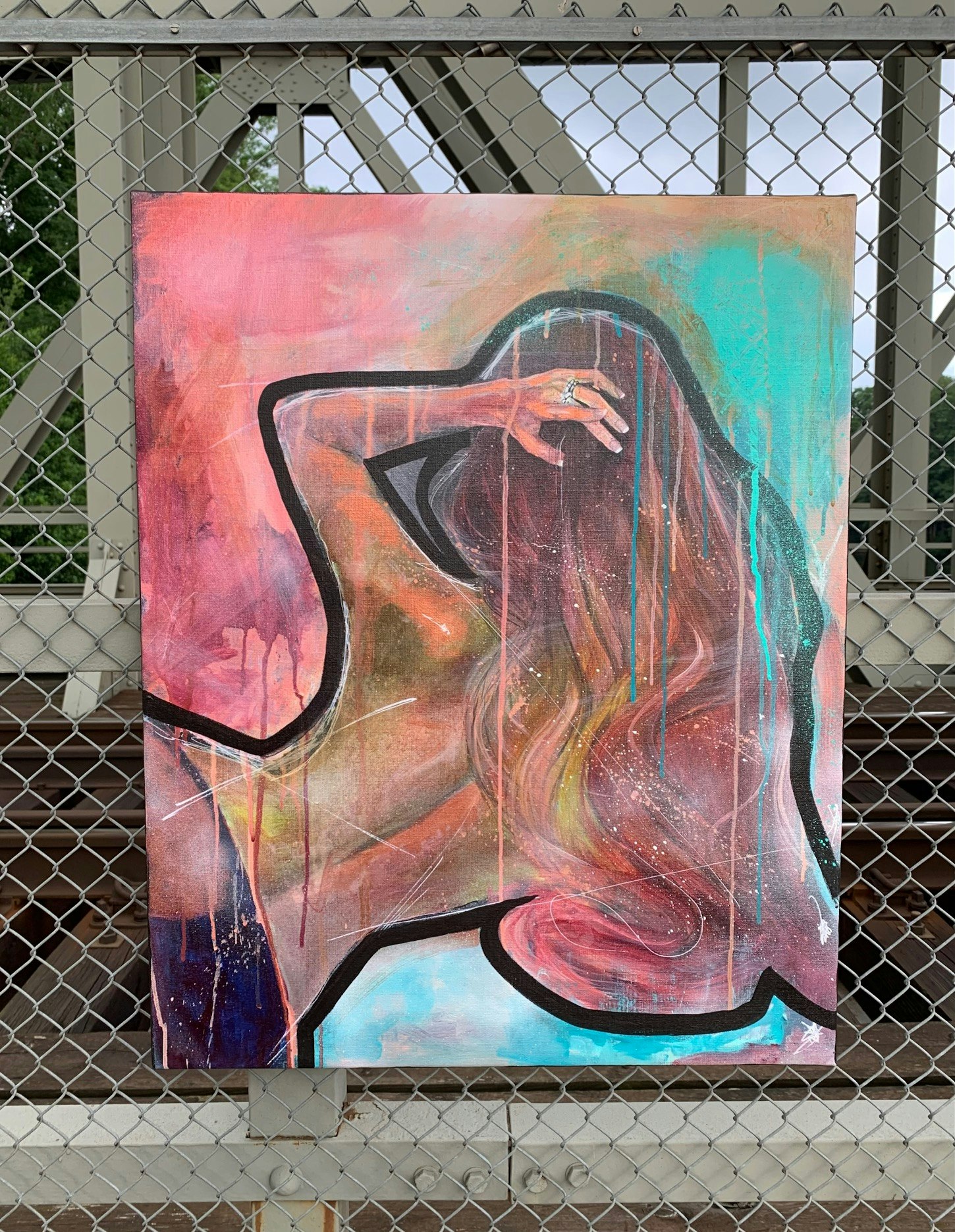 CHANGE 60x75cm acrylic canvas