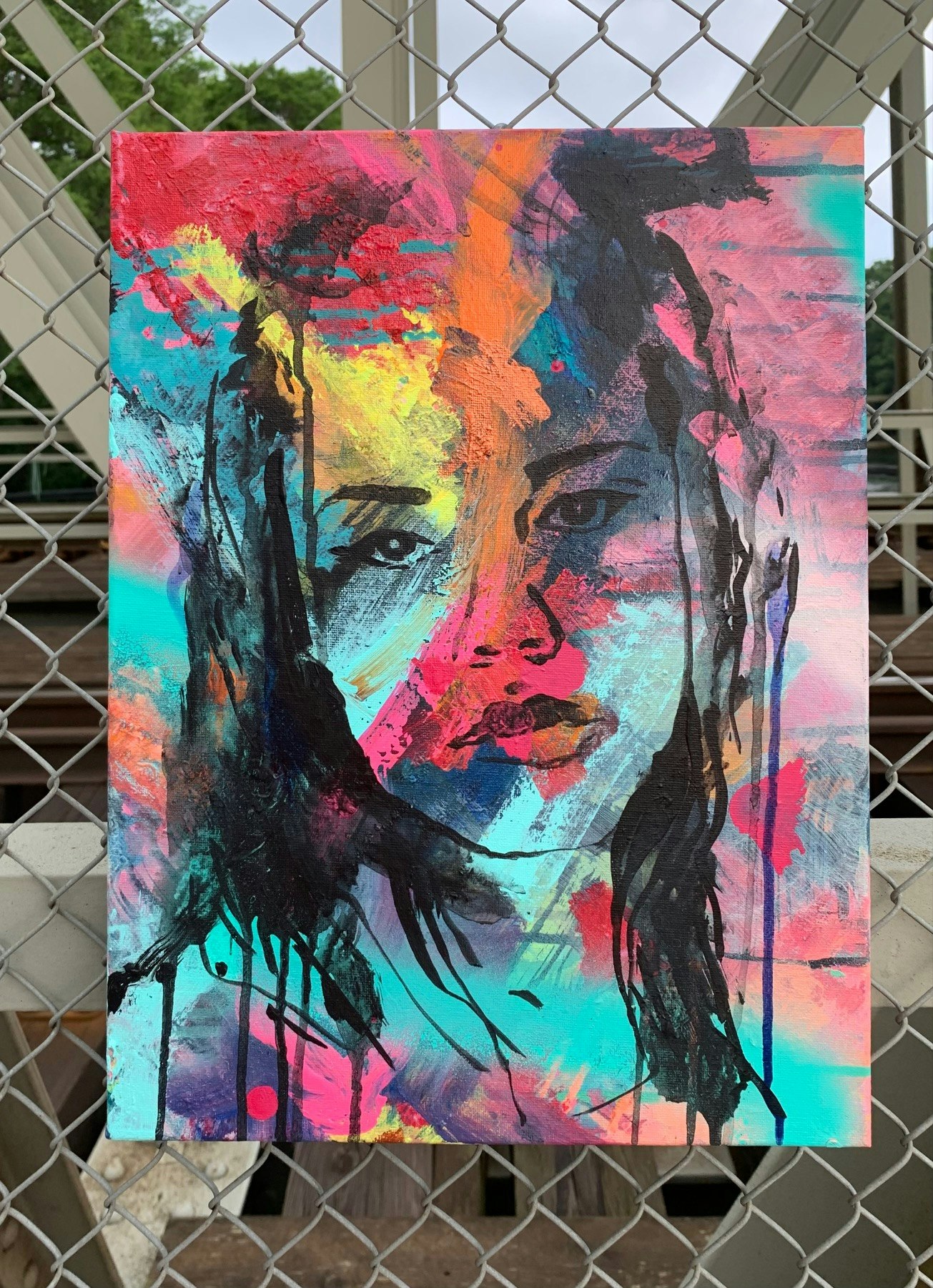 FREJ acrylic canvas 30x40cm