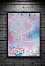 VENICE digital art print color