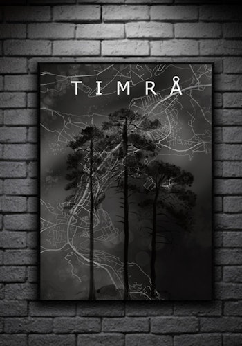 TIMRÅ tallar svartvit