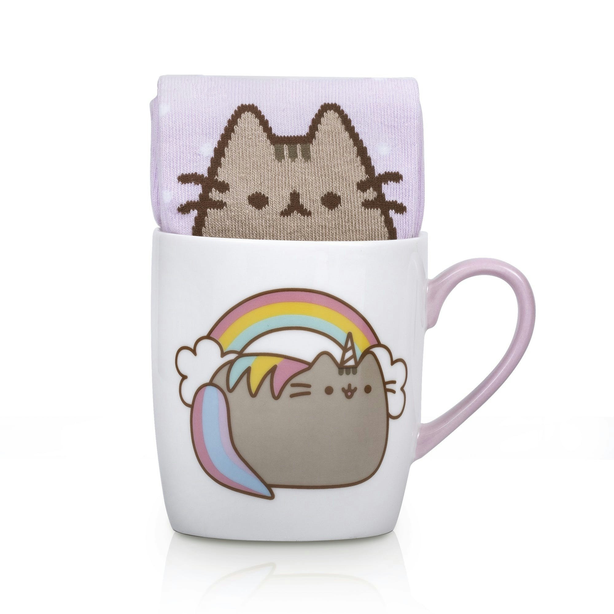 Pusheen mugg med strumpor Pusheenicorn