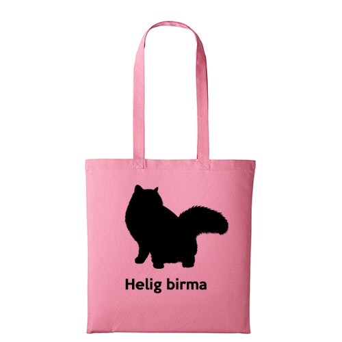 Tygkasse kattras helig birma SBI  ras sverak katt klubb uppfödare shopping miljö bomullskasse sällskap utställning fika stil