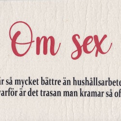 Disktrasa "Om Sex"