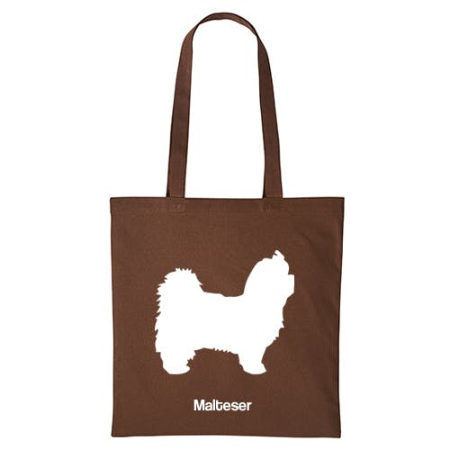 Tygkasse hundras Malteser kortklippt shopping miljö bomull kasse hund skk kennel uppfödare sällskap