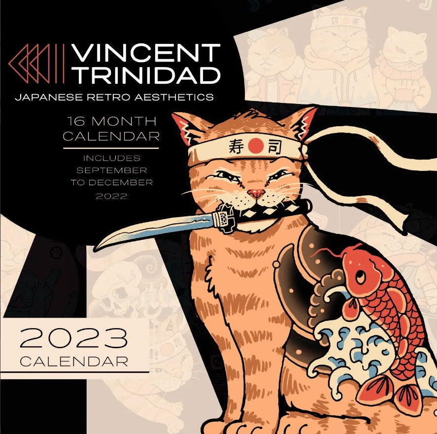 Vincent Trinidad 2023  japansk kultur, popkonst och retroestetik ramenskålar och videospel.