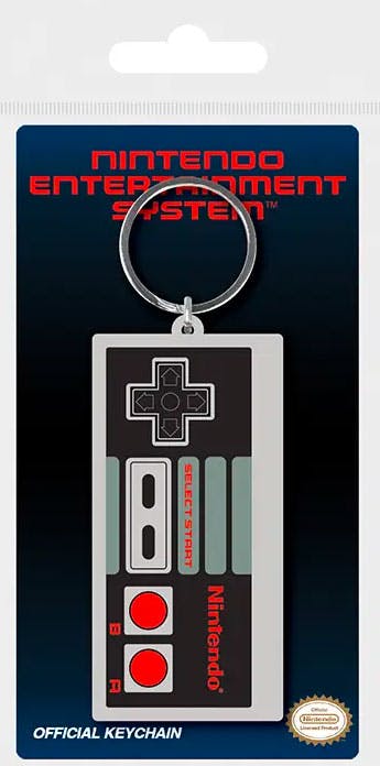Nyckelring Nintendo NES kontroll tvspel gaming retro
