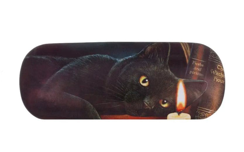 Lisa Parker witch hour svart katt  glasögon alternativ katt wicca katt trolldom