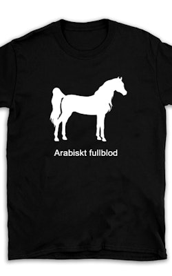 T-shirt hästras Arabiskt fullblod