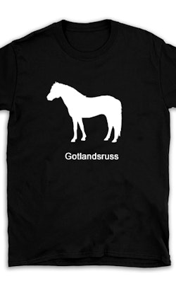 T-shirt hästras Gotlandsruss