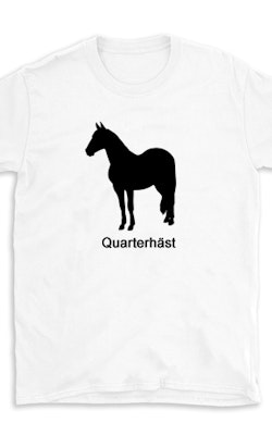 T-shirt hästras Quarterhäst