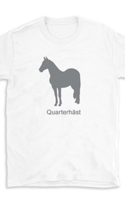 T-shirt hästras Quarterhäst