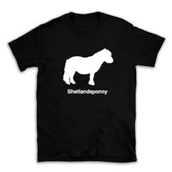 T-shirt hästras Shetlandsponny 2