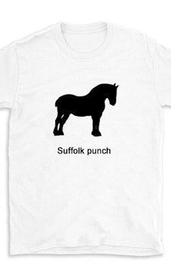 T-shirt hästras Suffolk punch