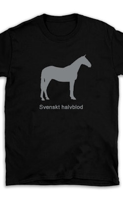 T-shirt hästras Svenskt halvblod